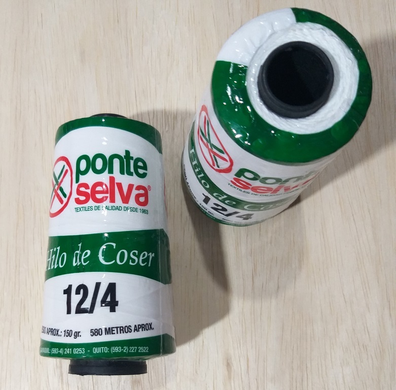 PIOLA ALGODON 12/4F 150GR.SACOS COSER