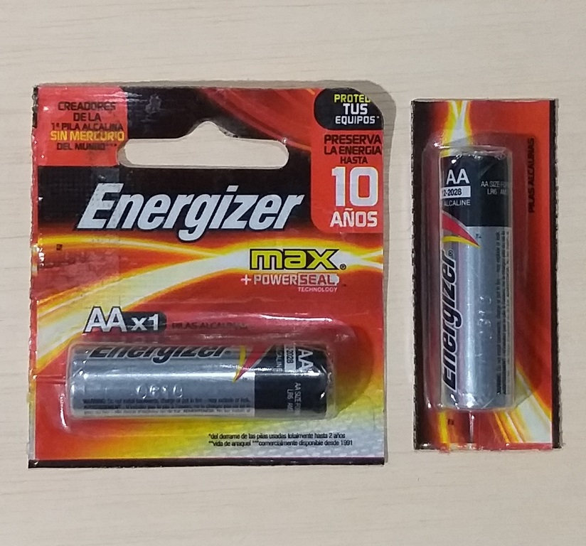 PILA ENERGIZER AA UNIDAD DESPRENDIBLE