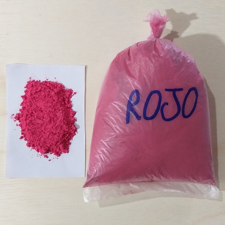 POLVO MINERAL ROJO