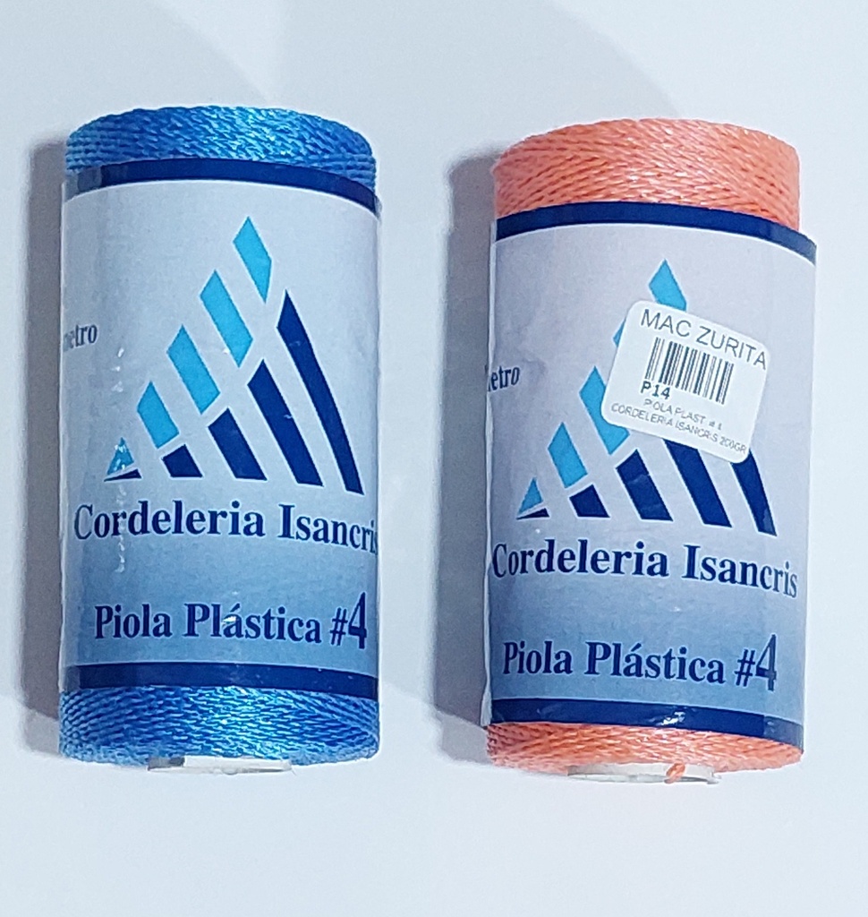 PIOLA PLAST. # 4 CORDELERIA ISANCRIS 200GR