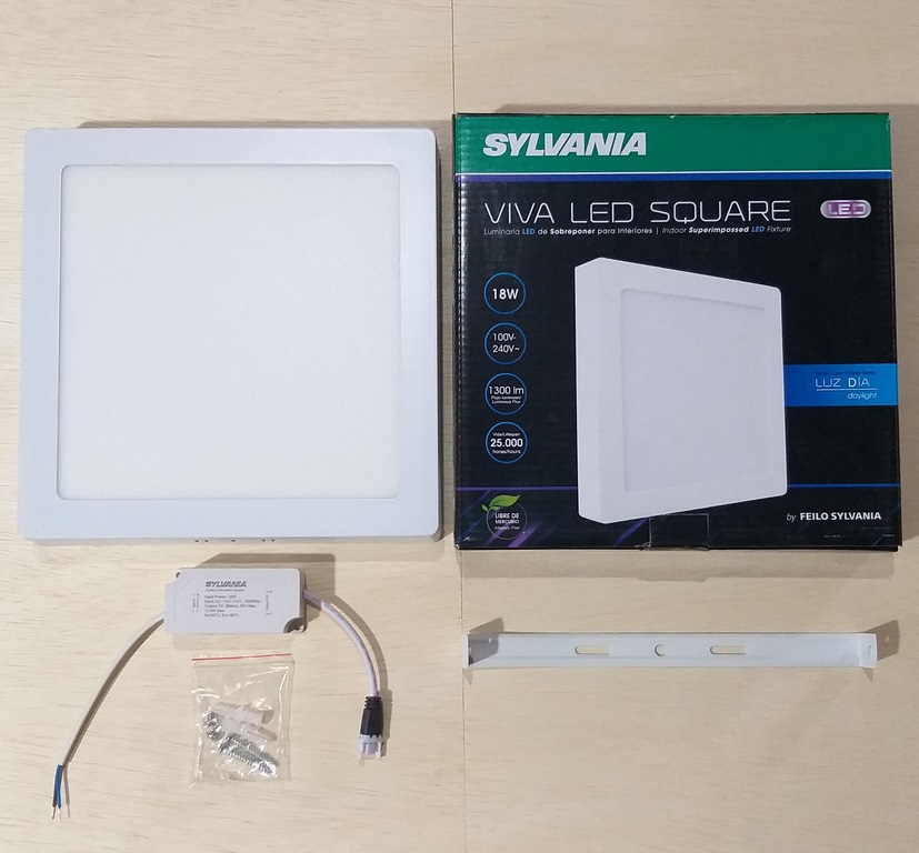 PANEL LED 18W SYLVANIA CUADRADO S/P