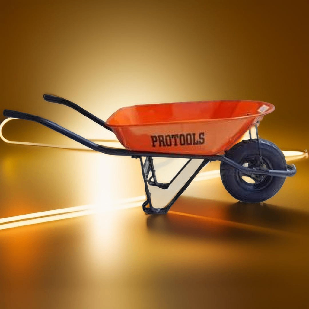 CARRETILLA PROTOOLS 65 LT NARANJA
