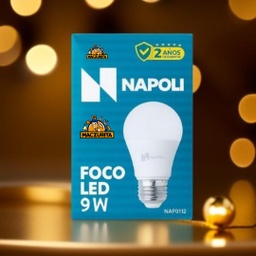 [NAP0112] FOCO LED NAPOLI 9W 6500K 120V E27