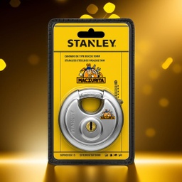[0001982] CANDADO ANTICIZALLA 70MM STANLEY DE ACERO TIPO DISCO T/ABUS
