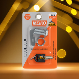 [4CCYE29] CERRADURA P/VITRINA PALETA 25MM MEIKO 8008-2