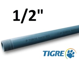 [225518] TUBO ROSC. 0.50 1/2´´ TIGRE X 6M (420 PSI)