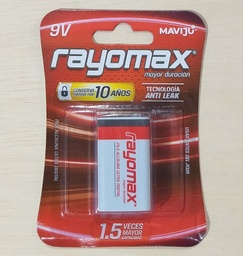 [EL140006] PILA ALCALINA 9V RAYOMAX  6LR61UD