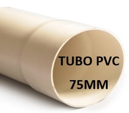 [225750] TUBO ECONOMICO 75MM PLASTIDOR/RIVAL