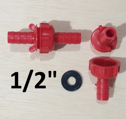 [0000700] ACOPLE PLASTICO ROJO P/LLAVE PICO 1/2``