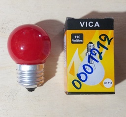 [0001212] FOCO BOLA VICA E27 15W ROJO