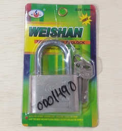 [0001490] CANDADO WEISHAN 60MM NIQUELADO