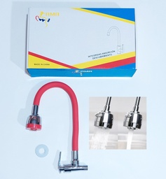 [0001802] LLAVE FR. AMA FLEX. ROJO P/PALETA C/DUCHA P/PARED