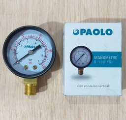 [016854] MANOMETRO PAOLO 0-100 PSI