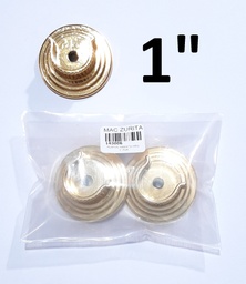 [143006] SOPORTE P/CORTINA 1´´ PLAFON DOR ABIERTO PAR C031E
