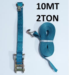 [2101] ESLINGA CON RATCHET L 10MTS X A 35MM 2 TON