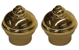 [2T23149] TERMINAL CUPULA MARTILLADA 3/4´´ PAR