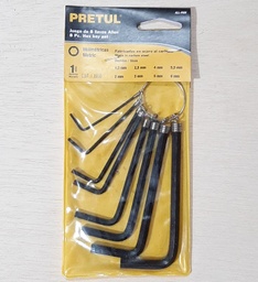[550159] JGO LLAVE EXAGONAL PRETUL 8 PCS MM
