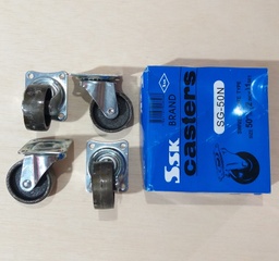 [A20] GARRUCHA GIRATORIA IND RUEDA METAL 2 CMT