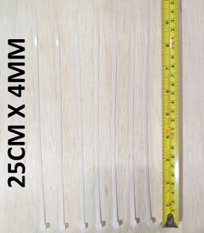 [A490834] AMARRA PLASTICA 25CM X 4.0MM BLANCA PROTOOLS