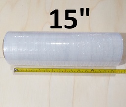 [F172224SI] PLASTICO STRECH NOVO 15´´ (38CM X 2.5KG)ROLLO 25MIC