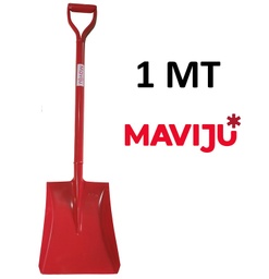 [HE010001] PALA CUADRADA MAVIJU METALICA 1MT