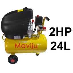 [HE020050] COMPRESOR MAVIJU AIRE HORIZ 2HP 110V 13A 24L 115PSI SGBM9021