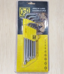 [J0078] JGO LLAVE HEXAGONAL TORX QSB T10-T50 TL21012