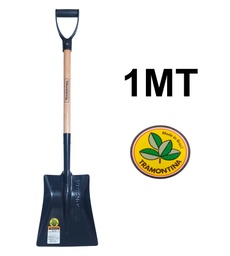 [T100110] PALA CUADRADA M/PLASTICO CURVO TRAMONTINA